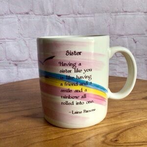 Vintage Blue Mountain Arts Papél Sister Ceramic Mug - 12oz